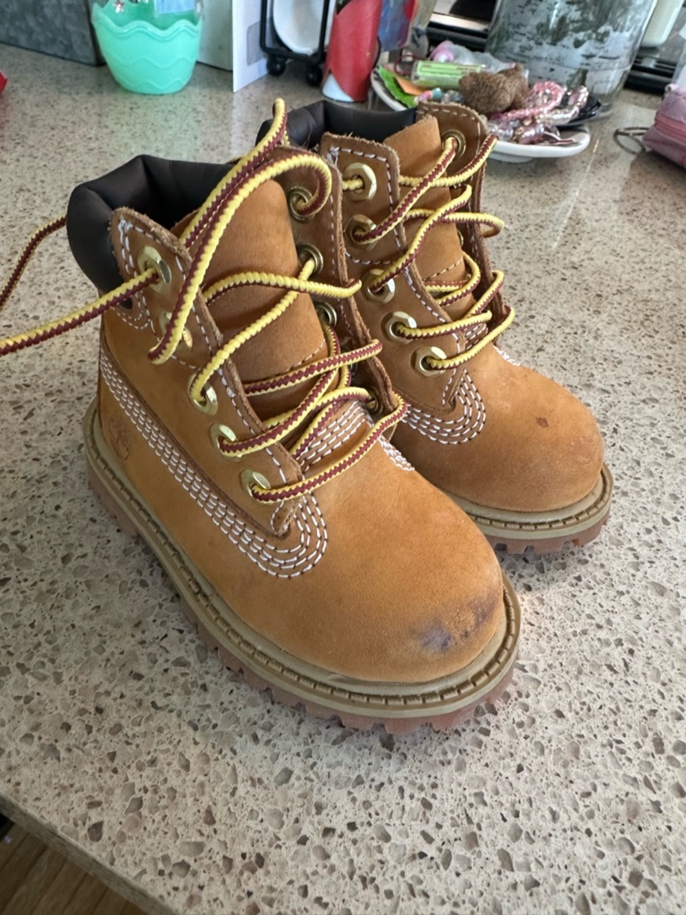 Timberland Toddler Wheat Lace-Up Boots